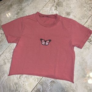 Brandy Melville butterfly crop top!